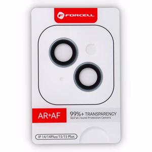 Стекло для камеры iPhone 15 / 15 Plus Forcell Premium синее