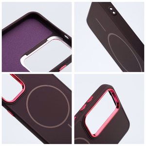 Чехол для Samsung A07 Frame Mag Cover совместимый с MagSafe фиолетовый