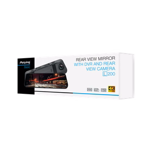 Peiying Basic L200 4K rear-view mirror dash cam with reversing camera