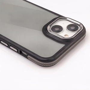 Crystal Black dėklas telefonui Samsung Galaxy M55 5G pilkas