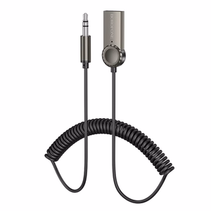 Borofone Audio Bluetooth imtuvas AUX BC56 ramiai pilkas