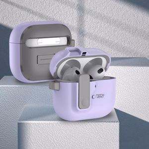 Tech-Protect Slim Hook Чехол для AirPods 4 - фиолетовый