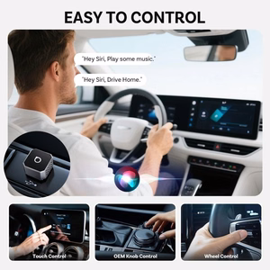 Belaidis CarPlay/Android Auto adapteris Ottocast Mini Cube sidabrinis CP88-T3