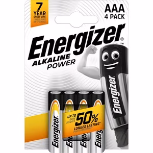 Šarminis elementas Energizer Alkaline Power LR03 (AAA) 1.5V 4 vnt.