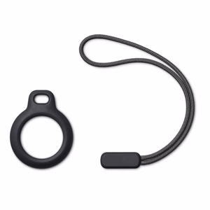 Tech-Protect Rough Chain dėklas Apple AirTag su pakabuku - Juodas