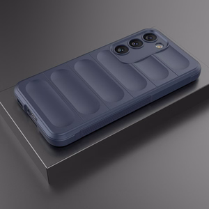 Magic Shield dėklas Samsung Galaxy S23+ lankstus šarvuotas dangtelis mėlynas