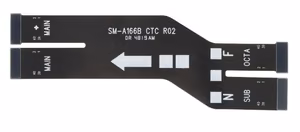 Flex Samsung A165 A16 4G/A166 A16 5G/A175 A17 4G/A176 A17 5G pagrindinės plokštės laidas (SUB-OCTA) originalus (service pack)
