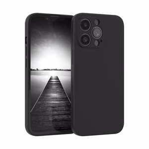 Чехол жидкий силикон 1,5мм Xiaomi Poco F7 Pro чёрный