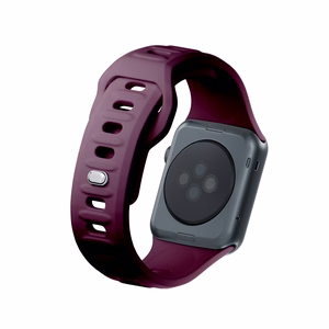 Силиконовый ремешок 3mk для Apple Watch, 38/40/41/42 mm, Mulberry, малый размер