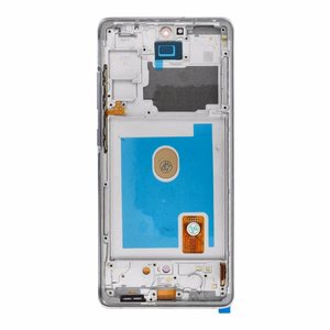 FixCell ekranas LCD SAMSUNG S20 FE OLED su rėmeliu baltas