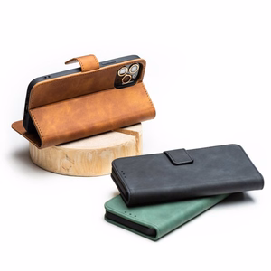 TENDER knygos tipo dėklas telefonui SAMSUNG A21s rudas