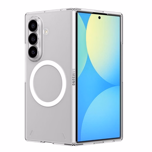 Spigen AirSkin Zero MagFit dėklas, skirtas Samsung Galaxy Z Fold8 Ultra – skaidrus ir baltas