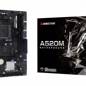 Biostar A520MHP pagrindinė plokštė AMD A520 AM4 lizdas „micro ATX“