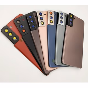 Задняя крышка для Samsung G996 S21 Plus фантомный серебристый (с линзой камеры) OEM