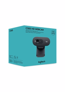 Logitech C505 веб-камера 1280x720 USB, чёрная
