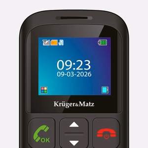 Krüger&Matz Simple 923 – 4G mobilusis telefonas senjorams (KM0923-4G)