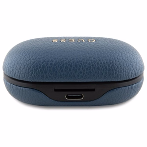 Guess Bluetooth headphones GUTWSPGTSPSB TWS + docking station blue/blue Grained Classic Logo