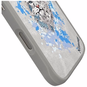 Nimmy Pantera magnetinis dėklas telefonui iPhone 16 Pro Max - pilkas
