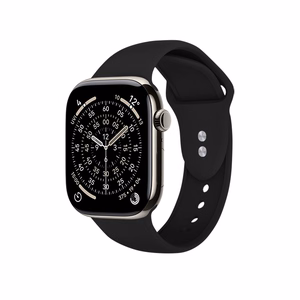 Ремешок Crong Liquid для Apple Watch 38 / 40 / 41 / 42 mm, чёрный