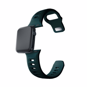 38/40/41/42 mm Evergreen (small) - 3mk Silicone Watch Strap for Apple