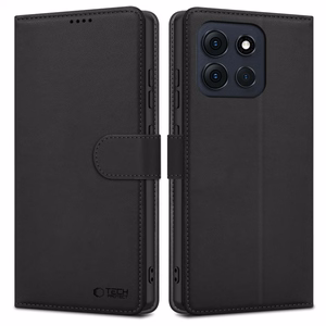Чехол-кошелёк Tech-Protect Wallet для Motorola Moto G86 5G - чёрный