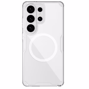 Nillkin Nature TPU Pro чехол совместимый с MagSafe для Samsung Galaxy S26 Ultra белый