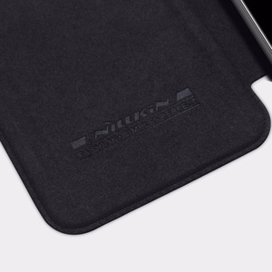 Nillkin Qin dėklas Xiaomi Redmi Note 11 Pro+ (Kinija) / Redmi Note 11 Pro (Kinija) / Mi11i HyperCharge kameros apsauga dėklas atverčiamas dėklas juodas