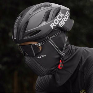 Rockbros LF25699 flisinė dviratininko balaklava – juoda