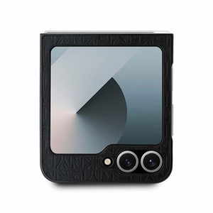 DKNY Repeat Pattern Stack Logo Чехол для Samsung Galaxy Z Flip6 - чёрный