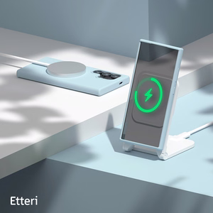 Etteri silikoninis dėklas telefonui Samsung Galaxy S24 Ultra šviesiai mėlynas