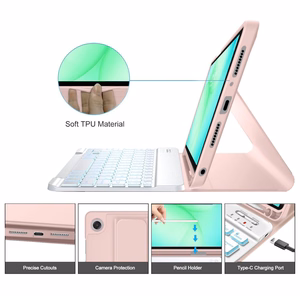 Чехол Tech-Protect SC Pen для Samsung Galaxy Tab A9+ A11+ Plus 11.0 X210 X215 X216 X230 X235 X236 - розовый