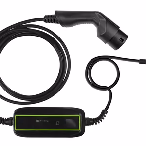 Green Cell EV16 elektrinių transporto priemonių įkrovimo stotis juoda 1 integruotas LCD ekranas