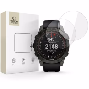Tech-Protect Glass Fit+ 2-pack grūdintas stiklas Garmin Fenix 7X / 7X Pro - skaidrus