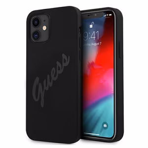 Guess GUHCP12SLSVSBK iPhone 12 mini 5.4" black/black hardcase Script Vintage