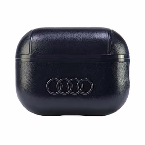 Audi Leather Big Logo AirPods Pro 2 чехол чёрный/чёрный AU-APP2-GT/D3-BK