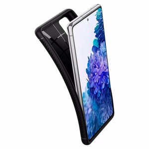 Spigen Rugged Armor dėklas telefonui Samsung Galaxy S20 FE - matinė juoda