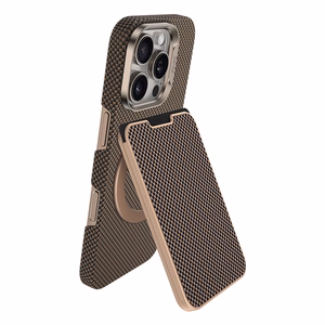 Benks Wallet Magnetic ArmorGo Kevlar Stand Auksinė