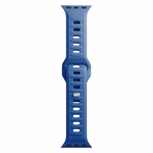 38/40/41/42 mm Blue (small) - 3mk Silicone Watch Strap for Apple