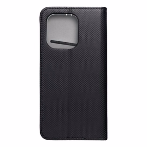 SMART CASE knygos dėklas telefonui XIAOMI Redmi Note 13 4G juodas