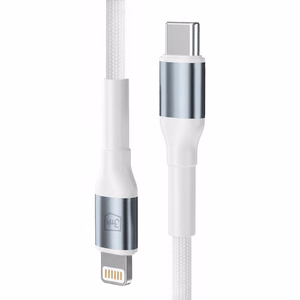 3mk Hyper Cable N-SERIES USB-C / Lightning 1m PD 3.0 9V / 3A 27W - baltas
