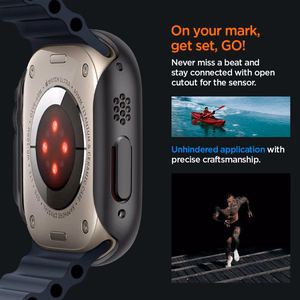 Spigen Thin Fit dėklas Apple Watch Ultra (49mm) - juodas