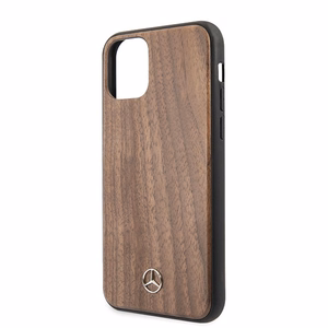 Mercedes Wood Line Walnut чехол для iPhone 11 Pro Max - коричневый