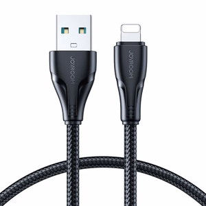 Joyroom Surpass Series A11 USB-A / Lightning 2.4A kabelis 1.2 m - juodas