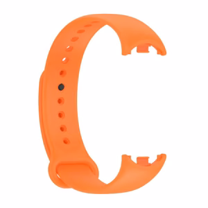 СИЛИКОНОВЫЙ РЕМЕШОК MI BAND 8/M8 (3). ОРАНЖЕВЫЙ
