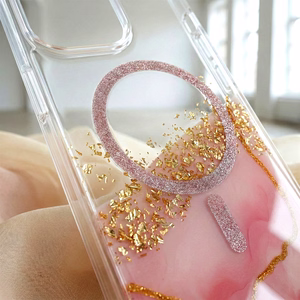 Чехол Epoxy Mag для Samsung Galaxy S26 Ultra розовый