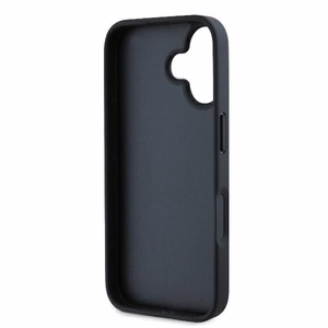 Karl Lagerfeld Monograma Karl Galva Smeigtukas iPhone 16 Dėklas - Juodas