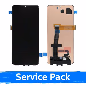LCD ekranas suderinamas su Samsung G988 S20 Ultra juodas (Service Pack) (NF versija)