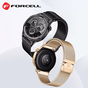 FORCELL F-DESIGN FS10 nerūdijančio plieno dirželis SAMSUNG laikrodžiui 20 mm auksinis