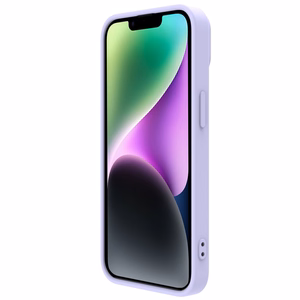 Чехол Nillkin CamShield Silky Magnetic Silicone Apple iPhone 14 Plus светло-фиолетовый