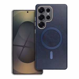 Чехол для Samsung S26 ULTRA Gentleman Mag Cover совместимый с MagSafe тёмно-синий